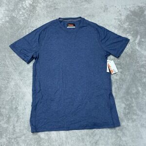 Bass Outdoor Men's M Microtech Perf SS Tee Blue H0857